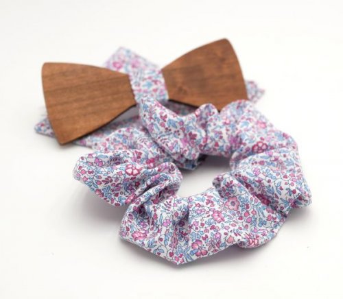 Liberty strik en scrunchie