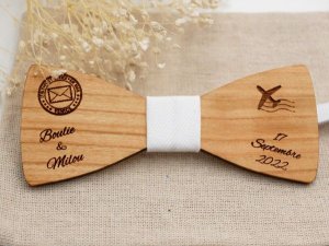 Houten vlinderdassen voor bruiloften