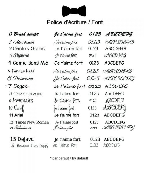 Capodastre personnalis&eacute; en aluminium clair grav&eacute; accessoire guitare 