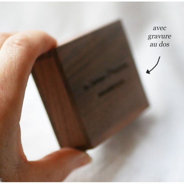 32 GB Heart USB Flash Drive in een donkerhouten doosje