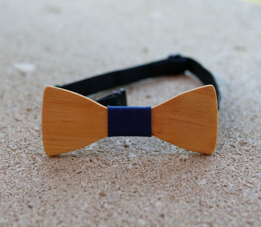 MINI houten strikje voor kinderen om te personaliseren