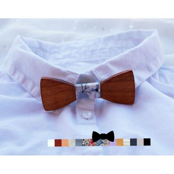 MINI houten strikje voor kinderen om te personaliseren