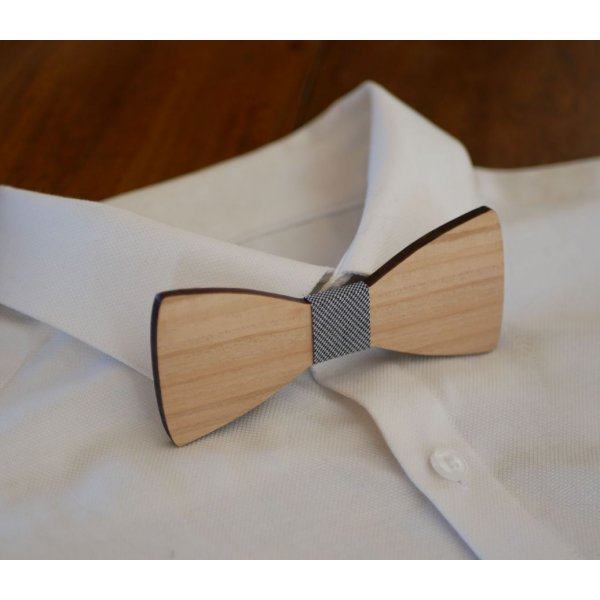 Strik met rechte randen in natuurlijk Frans hout te personaliseren door gravure gemaakt in Frankrijk