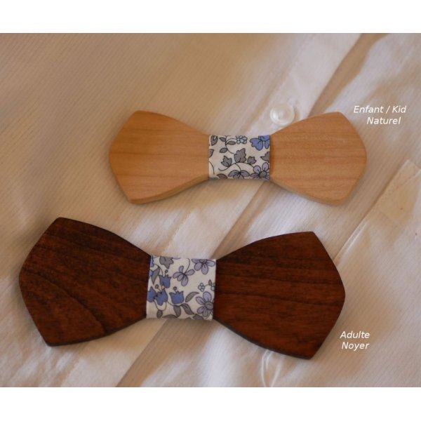 Houten strikje voor kinderen "le rabl&eacute;" te personaliseren