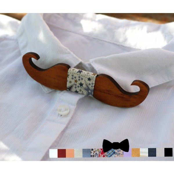 Houten vlinderdasje voor kinderen Snorren om te personaliseren