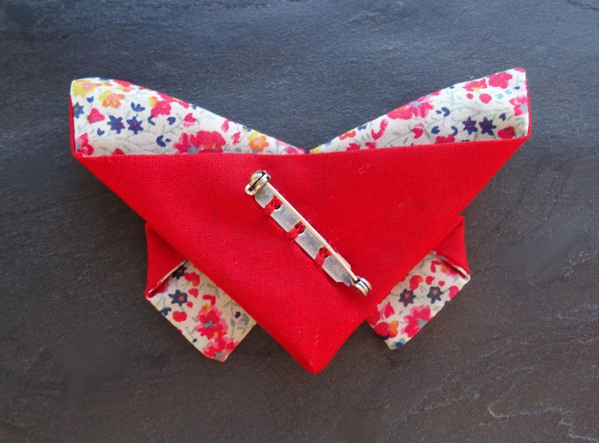 Houten strikset Etui Vlinderbroche Liberty