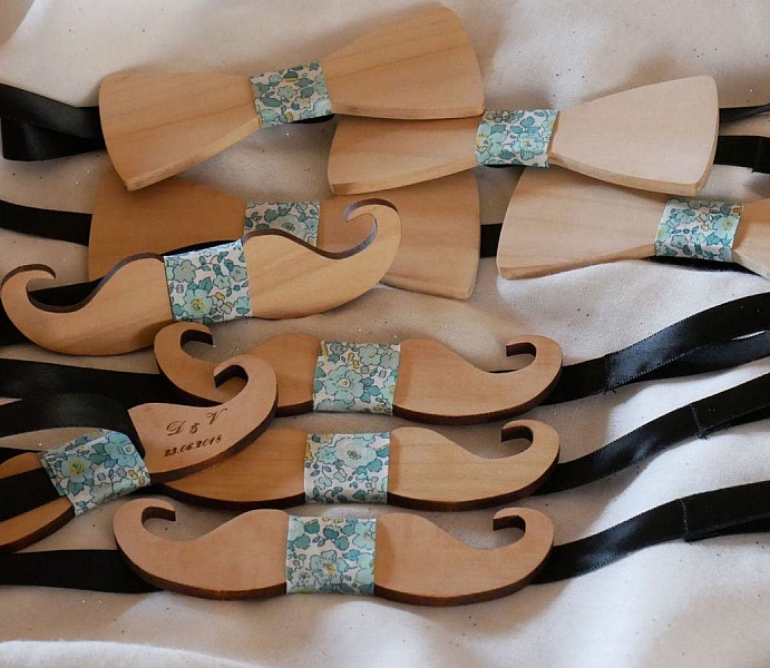 Uw eigen stof op de strik