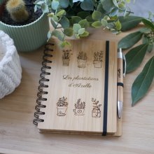 Gepersonaliseerd notitieboekje voor planten en tuinieren
