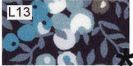 L13- Liberty Wiltshire marineblauw
