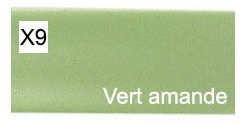 X9 Amandelgroen (satijn)