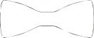A: Knoop met rechte randen 12x5 cm
